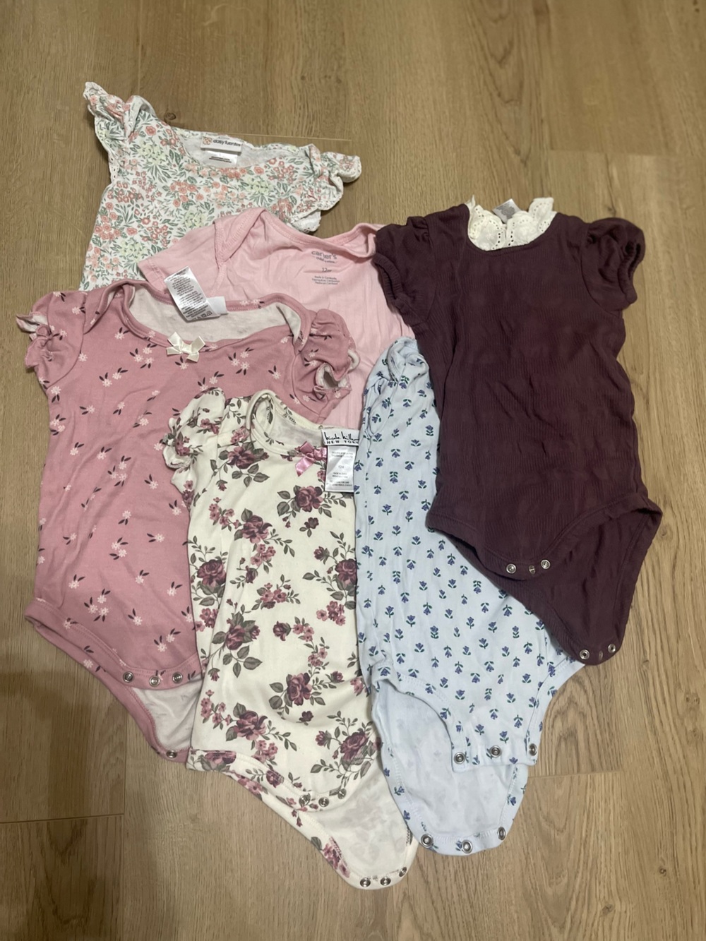 Bundle of Baby Girl Onesies (12 months)